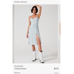 Aritzia viola dress NWT